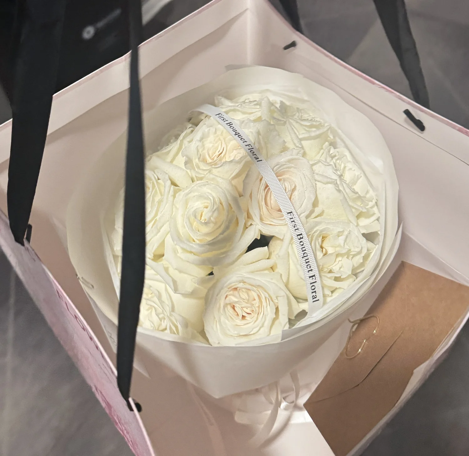 Pure White Bouquet｜纯白花束 — First Bouquet Floral